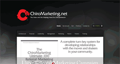 Desktop Screenshot of chiromarketing.net